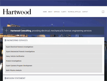 Tablet Screenshot of hartwood.com.au
